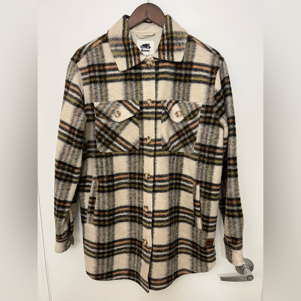 Roots Plaid Shacket